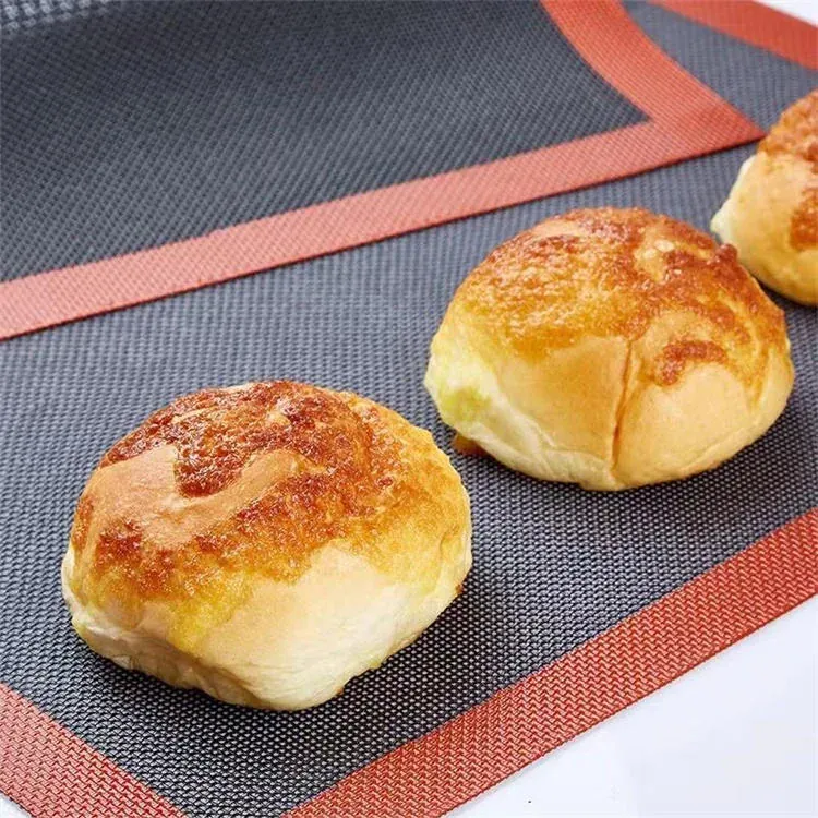 Silicone mesh mat used for pastry and food baking application