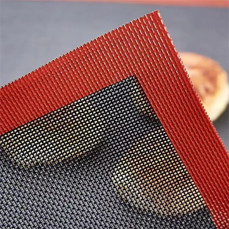 Silicone mesh mats in different colors for bakery use