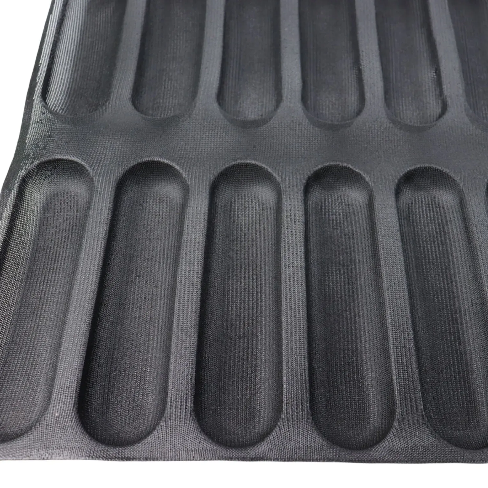 Close-up of woven fiberglass texture in the breathable bread-mold cavity base