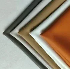 Silicones for leather manufacturing material roll on clean background
